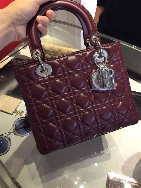 christian dior burgundy bag|authentic christian dior shoulder bag.